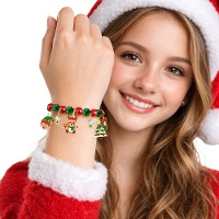 Pulseira de berloques de Natal
