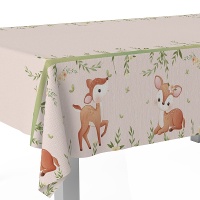 Toalha de Mesa Bebê Cervo de 1,80 x 1,20 m
