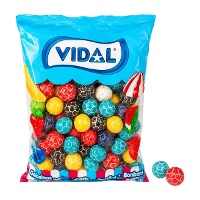 Chicletes em forma de bola de futebol - Vidal - 1 kg