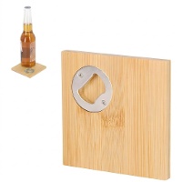 Porta-copos com abridor de garrafas