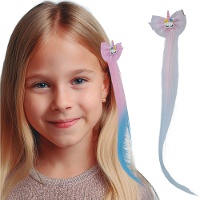 Mecha rosa com unicórnio de 35 cm