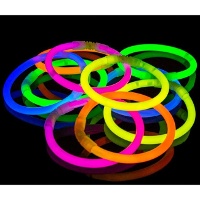 Pulseiras luminosas - 100 pcs.