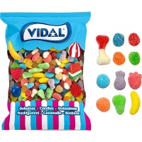 Saco sortido de gomas com açúcar - Vidal - 1 kg