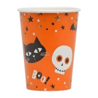 Copo Boo Halloween 250 ml - 6 unid.