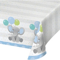 Toalha de mesa bebé elefante 1,37 x 2,59 m