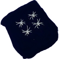 Teia de aranha de 60 g colorida com aranhas