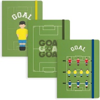 Caderno de Futebol de 19 x 13 x 1,5 cm