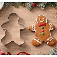 Cortador de biscoitos em forma de boneco de gengibre 9 cm