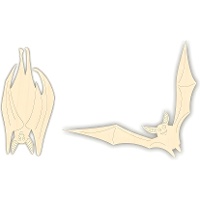 Morcegos Chipboard - Artis decor - 2 unidades