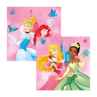 Guardanapos Princesas Disney 16,5 x 16,5 cm - 20 unidades
