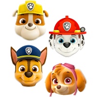Máscaras de festa Paw Patrol - 6 unidades