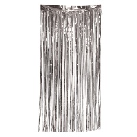 Cortina metalizada de festa 2 x 1 m - 1 unidade