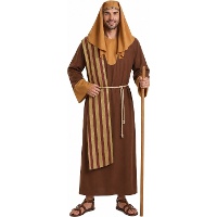Fato de São José castanho para homem