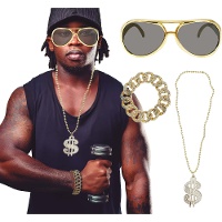 Conjunto de rapper - 3 peças